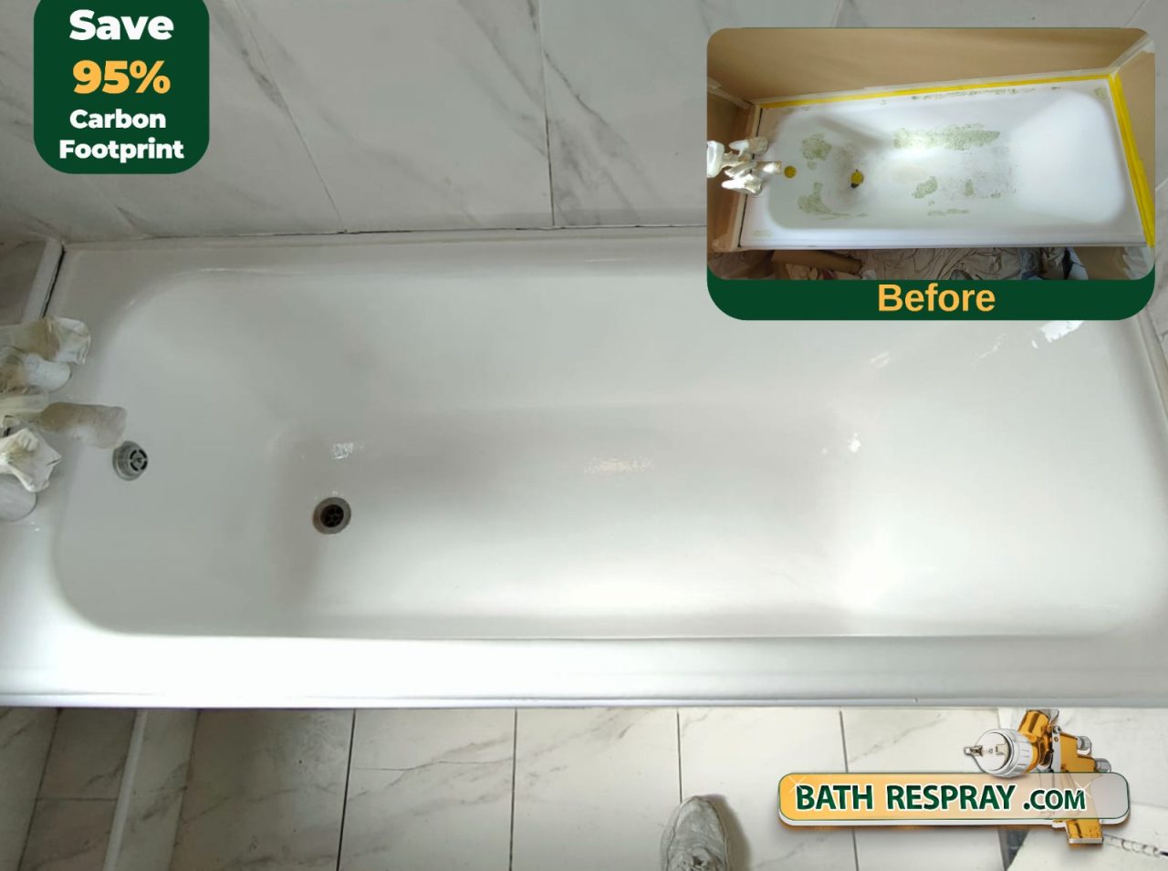 Bath Repair Services Ireland - Bath Respray